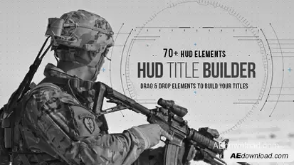 HUD Title Builder Video Displays template preview