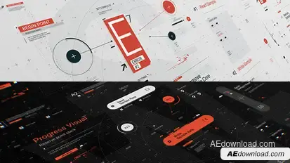 HUD Typo Graphics Pack Video Displays template preview