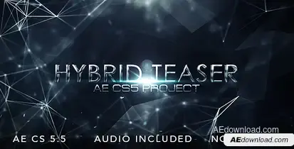 Hybrid Teaser Video Displays template preview
