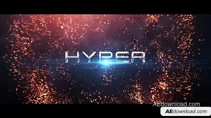 Hyper Titles Video Displays template preview