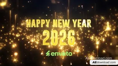 Happy New Year 2026 Opener Openers template preview