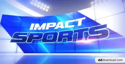 Impact Sports Motion Broadcast Package Video Displays template preview