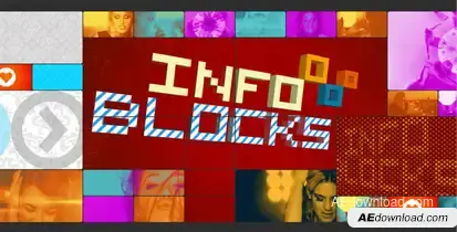 INFO Blocks Video Displays template preview