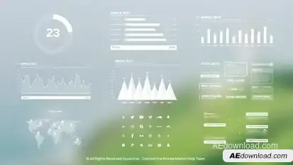 Infographic Maker Video Displays template preview