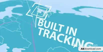 Infographics 3D Map Kit Video Displays template preview