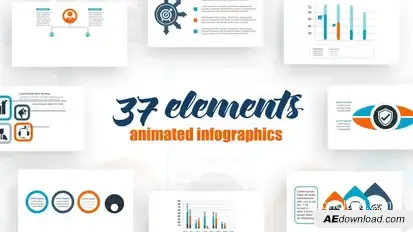 Infographics Vol.1 Video Displays template preview