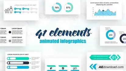 Infographics vol.20 Video Displays template preview