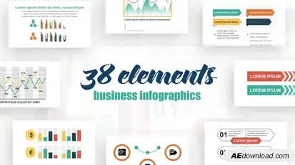 Infographics Vol.21 Video Displays template preview
