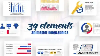 Infographics Vol.23 Video Displays template preview