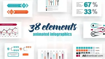 Infographics Vol.24 Video Displays template preview