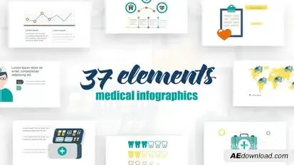 Infographics Vol.3 Video Displays template preview