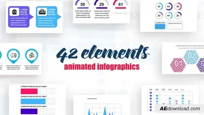 Infographics Vol.6 Video Displays template preview