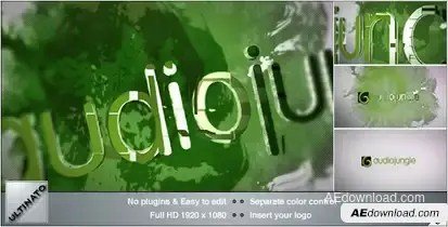 Ink Logo Video Displays template preview