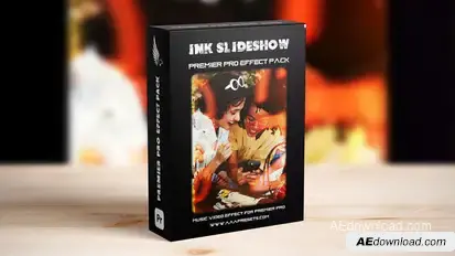 Ink Slideshow Effect for Premiere Pro Premiere Pro template preview