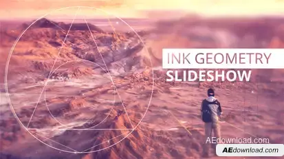Ink Slideshow Video Displays template preview
