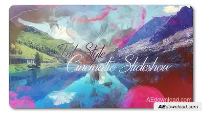 Ink Style | Parallax Slideshow Video Displays template preview