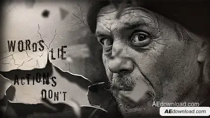 Inspirational Dramatic Titles Slideshow Video Displays template preview