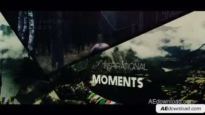 Inspirational Moments Video Displays template preview