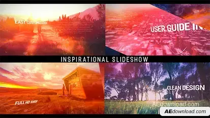 Inspirational Parallax Slideshow Video Displays template preview