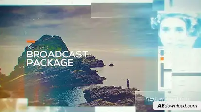 Inspired Broadcast Package Video Displays template preview