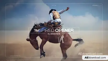 Inspired Opener - Slideshow Video Displays template preview
