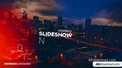 Inspired Slideshow Video Displays template preview
