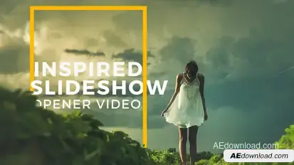 Inspired Slideshow  I Opener Video Displays template preview