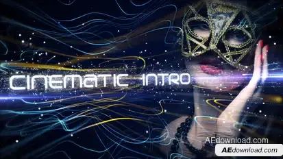 Inspiring Cinematic Titles Video Displays template preview