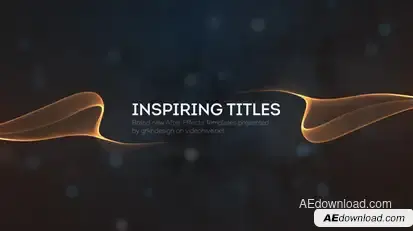 Inspiring Titles Video Displays template preview