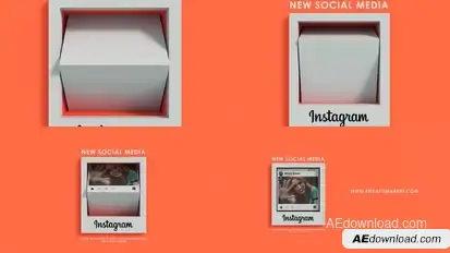 Insta Mockup Logo Premiere Pro template preview