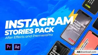 Instagram Promo 2.0 PremierePro and After Effects Premiere Pro template preview