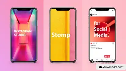 Instagram Reel Video Displays template preview