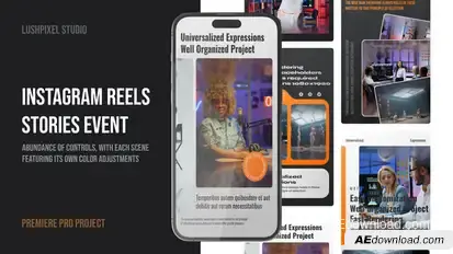Instagram Reel Premiere Pro Mogrt Premiere Pro template preview