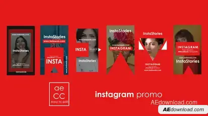 Instagram Reels 4 Premiere Pro template preview