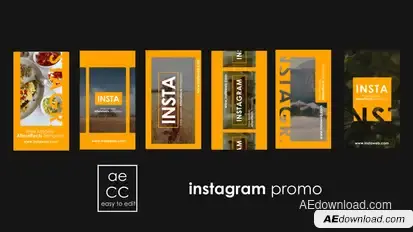 Instagram Reels 5 Premiere Pro template preview