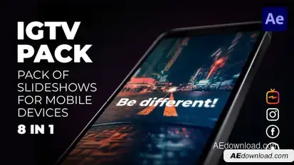 Instagram Slideshow Pack - Reels, Post, Stories Video Displays template preview