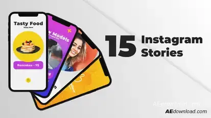 Instagram Stories Collection Video Displays template preview