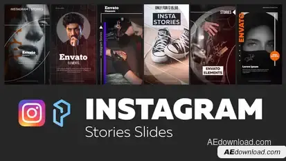 Instagram Stories Slides Vol. 2 Video Displays template preview