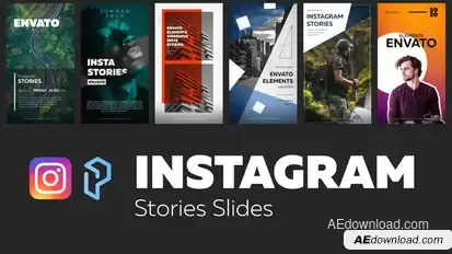 Instagram Stories Slides Vol. 3 Video Displays template preview