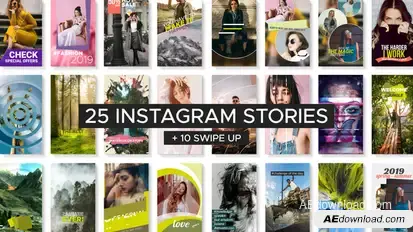 Instagram Stories Vol. 1 Video Displays template preview