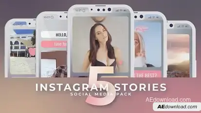 Instagram Vertical Reel Split Screen MOGRT Premiere Pro Premiere Pro template preview