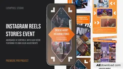 Instagram Vertical Stories Premiere Pro MOGRT Premiere Pro template preview