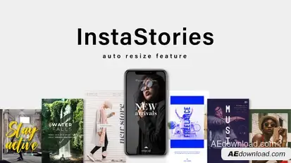InstaStories | After Effects Video Displays template preview