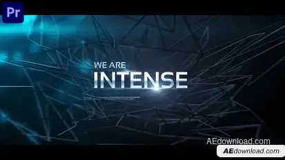 Intense Titles for Premiere Pro Premiere Pro template preview