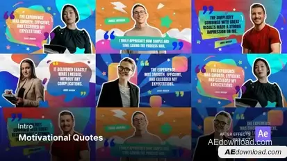 Intro - Motivational Quotes broadcast-packages template preview