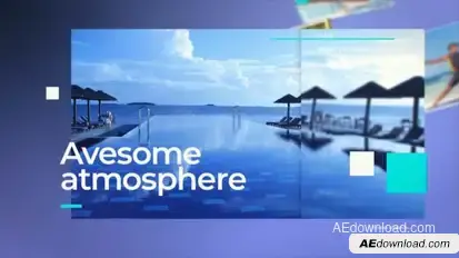 Intro slideshow for hotel Video Displays template preview