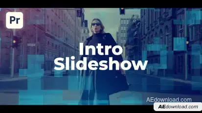 Intro Slideshow Premiere Pro template preview