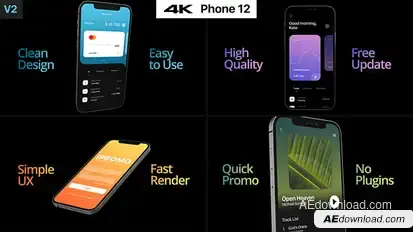 iPromo - App Presentation Video Displays template preview