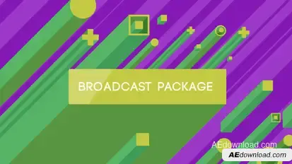 Isometric Broadcast Package Video Displays template preview