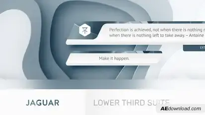 Jaguar - Lower Third Suite Video Displays template preview